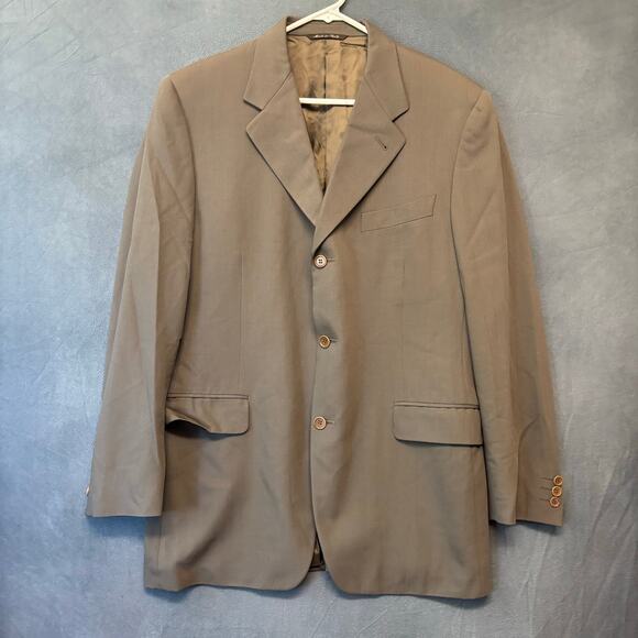 Canali For Bloomingdales Blazer Made in Italy 100% Wool 50R Business Office